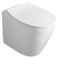 SENTIMENTI WC Pan 36x52 cm, Rimless, S-trap/P-trap, blanc