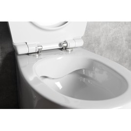 SENTIMENTI WC Pan 36x52 cm, Rimless, S-trap/P-trap, blanc