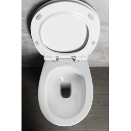 SENTIMENTI WC Pan 36x52 cm, Rimless, S-trap/P-trap, blanc