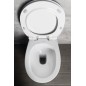 SENTIMENTI WC Pan 36x52 cm, Rimless, S-trap/P-trap, blanc