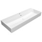 KUBE X lavabo en céramique 120x47cm, bord inférieur groud, blanc ExtraGlaze KUBE X lavabo en céramique 120x47cm, bord inférieur groud, blanc ExtraGlaze