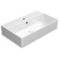 KUBE X lavabo en céramique 60x37cm, bord inférieur groud, blanc ExtraGlaze KUBE X lavabo en céramique 60x37cm, bord inférieur groud, blanc ExtraGlaze