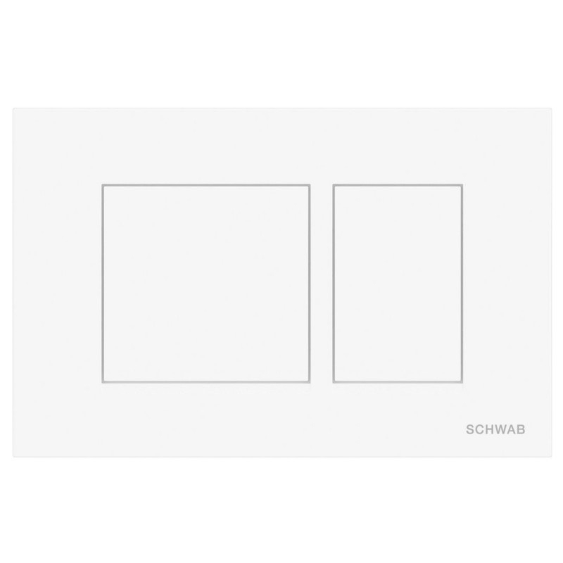 SCHWAB CERES double plaque de chasse, 246x159 mm, brillance blanche