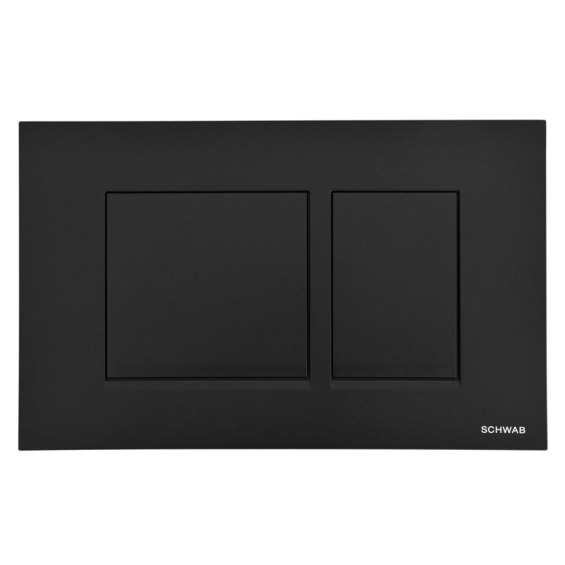 SCHWAB CERES double plaque de chasse, 246x159 mm, noir mat