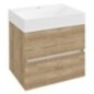 ODETTA Vanity Unit 57x50x43,5cm, chêne Alabama ODETTA Vanity Unit 57x50x43,5cm, chêne Alabama