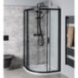 SIGMA SIMPLY BLACK Quadrant Shower Enclosure 800x800mm, R550, verre clair SIGMA SIMPLY BLACK Quadrant Shower Enclosure 800x800mm, R550, verre clair