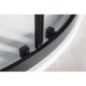SIGMA SIMPLY BLACK Quadrant Shower Enclosure 800x800mm, R550, verre clair SIGMA SIMPLY BLACK Quadrant Shower Enclosure 800x800mm, R550, verre clair