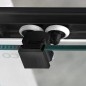 SIGMA SIMPLY BLACK Quadrant Shower Enclosure 1000x1000mm, R550, verre clair SIGMA SIMPLY BLACK Quadrant Shower Enclosure 1000x1000mm, R550, verre clair