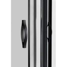 SIGMA SIMPLY BLACK Quadrant Shower Enclosure 1000x1000mm, R550, verre clair