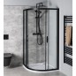 SIGMA SIMPLY BLACK Quadrant Shower Enclosure 1000x1000mm, R550, verre clair SIGMA SIMPLY BLACK Quadrant Shower Enclosure 1000x1000mm, R550, verre clair