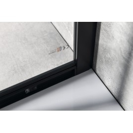SIGMA SIMPLY BLACK Quadrant Shower Enclosure 1200x900mm, R550, L/R, verre clair