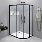 SIGMA SIMPLY BLACK Quadrant Shower Enclosure 1000x800mm, R550, L/R, verre clair SIGMA SIMPLY BLACK Quadrant Shower Enclosure 1000x800mm, R550, L/R, verre clair