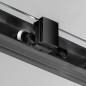 SIGMA SIMPLY BLACK Quadrant Shower Enclosure 1000x800mm, R550, L/R, verre clair SIGMA SIMPLY BLACK Quadrant Shower Enclosure 1000x800mm, R550, L/R, verre clair