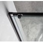 SIGMA SIMPLY BLACK Sliding Shower Door, Corner Entrance, 1000 mm, verre clair SIGMA SIMPLY BLACK Sliding Shower Door, Corner Entrance, 1000 mm, verre clair