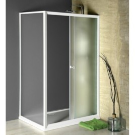 AMADEO Écran rectangulaire 1200x900mm L/R variante, verre Brick