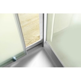 AMADEO Écran rectangulaire 1200x900mm L/R variante, verre Brick