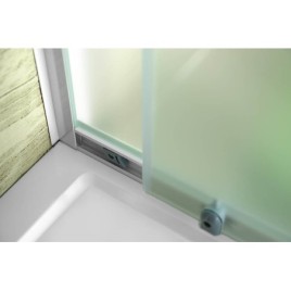 AMADEO Écran rectangulaire 1200x900mm L/R variante, verre Brick