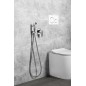 DAPHNE Mélangeur en béton avec douche Bidet STOP, chrome