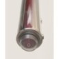 Radiateur de serviette électrique PASADOR, rond, 150x1500 mm, 30 W, acier inoxydable poli