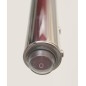 Radiateur de serviette électrique PASADOR, rond, 150x1500 mm, 30 W, noir mat