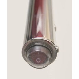 Radiateur de serviette électrique PASADOR, rond, 150x1500 mm, 30 W, noir mat