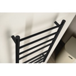 REDONDO radiateur de serviette électrique, rond, 630x1160 mm, 130 W, noir