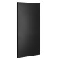 ENIS salle de bain radiant panneau de chauffage 600W, IP44, 590x1200 mm, noir mat