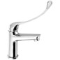 SCHMITZ Robinet de mélangeur de lavabo sans pop up déchets, levier médical, chrome
