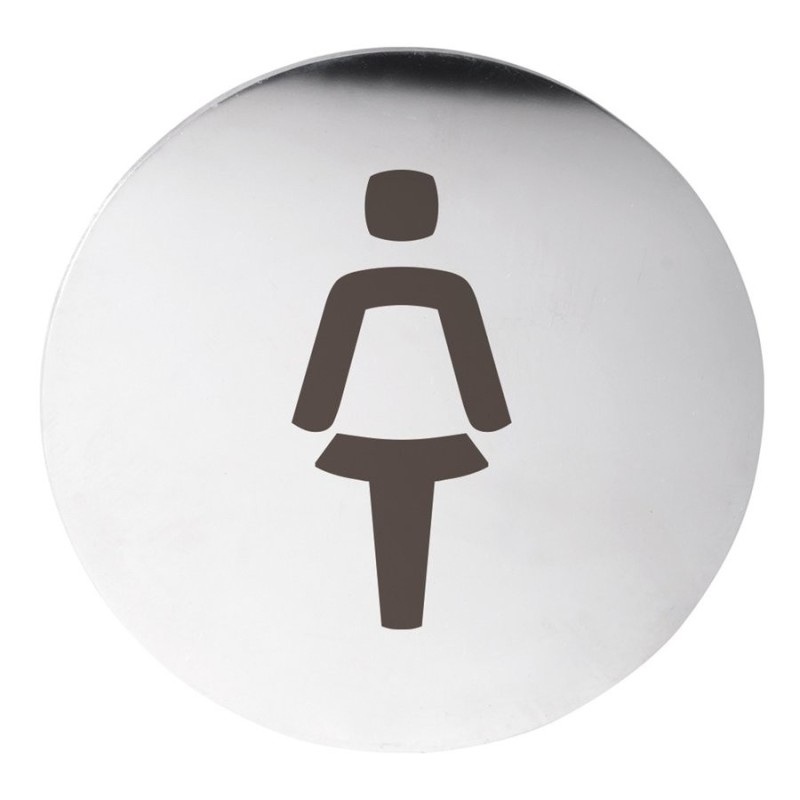 Y a un panneau de porte. 75mm, acier inoxydable mat