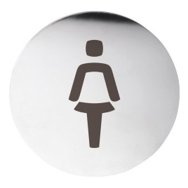 Y a un panneau de porte. 75mm, acier inoxydable mat