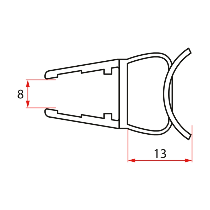 FONDURA joint verre/floor