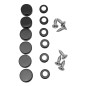 ALTIS BLACK ensemble de couvercles de vis
