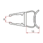 ALTIS BLACK verre/floor