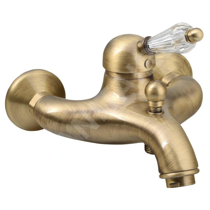Sapho Kirké - Mitigeur de baignoire, manette cristal, bronze KI10KB