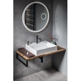 WOODY Countertop 600x28x500mm, Solid Oak Natural