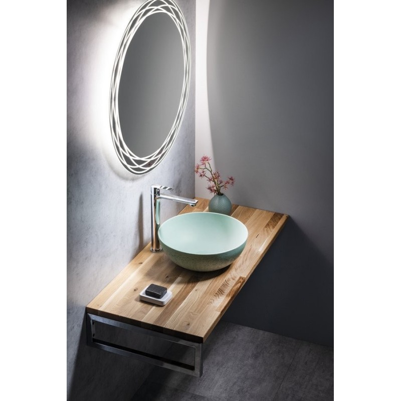 WOODY Countertop 1300x28x500mm, Solid Oak Natural