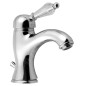 Sapho Kirké - Mitigeur de lavabo avec bonde, manette cristal, chrome KI02KC