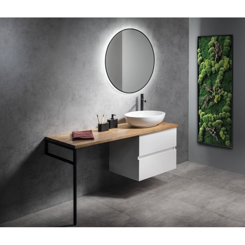 WOODY Countertop 1800x28x500mm, Solid Oak Natural