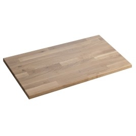 WOODY Countertop 756x28x463mm, Solid Oak Natural