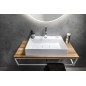 WOODY Countertop 906x28x463mm, Solid Oak Natural