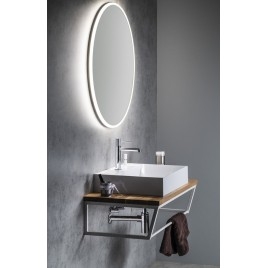 WOODY Countertop 906x28x463mm, Solid Oak Natural