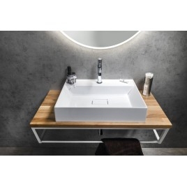 WOODY Countertop 906x28x463mm, Solid Oak Natural