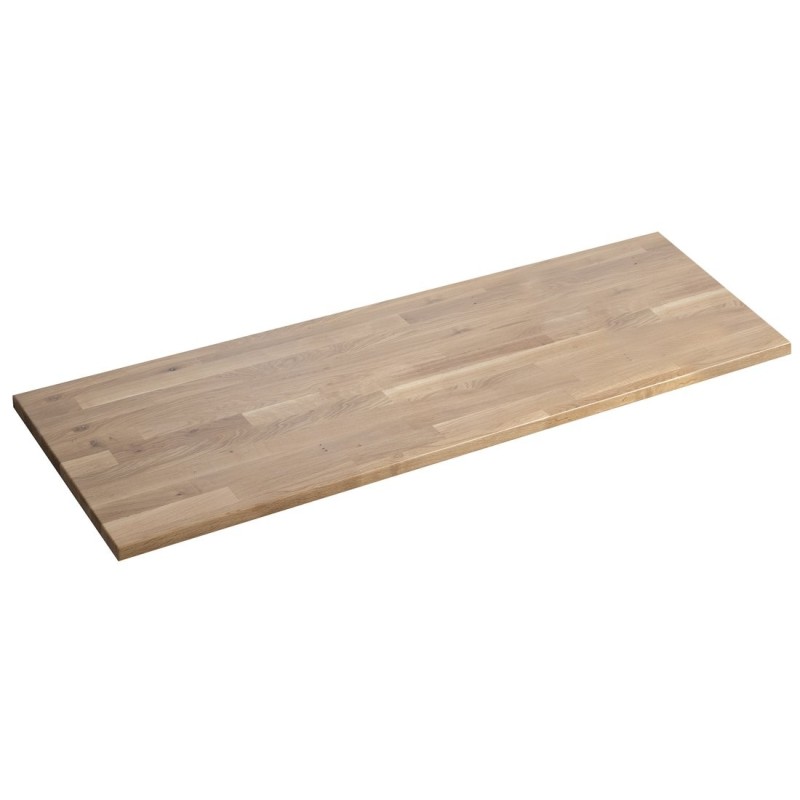 WOODY Countertop 1206x28x463mm, Solid Oak Natural