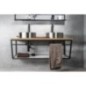 WOODY Countertop 1206x28x463mm, Solid Oak Natural