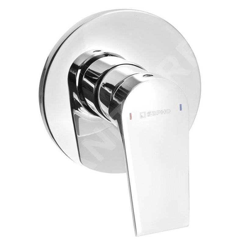 Sapho Kai - Mitigeur encastré de douche avec corps encastré, 1 sortie, chrome KA41