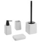 BRANCO ensemble de accessoires de salle de bain, blanc