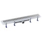 KLAVER égouttoir avec grille en acier inoxydable, L-810, DN50