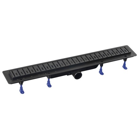KLAVER égouttoir avec grille en acier inoxydable, L-710, DN50, noir mat