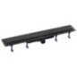 KLAVER égouttoir avec grille en acier inoxydable, L-710, DN50, noir mat