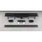 KLAVER égouttoir avec grille en acier inoxydable, L-810, DN50, noir mat